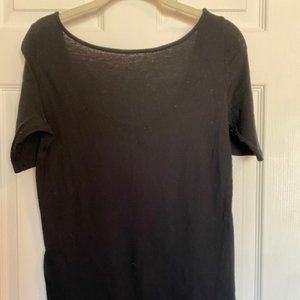 Club Monaco Short Sleeve Sweater Size Large